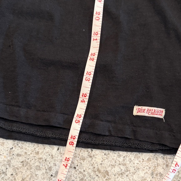 True Religion Men’s Black Polo Shirt Size Large - Picture 4 of 5